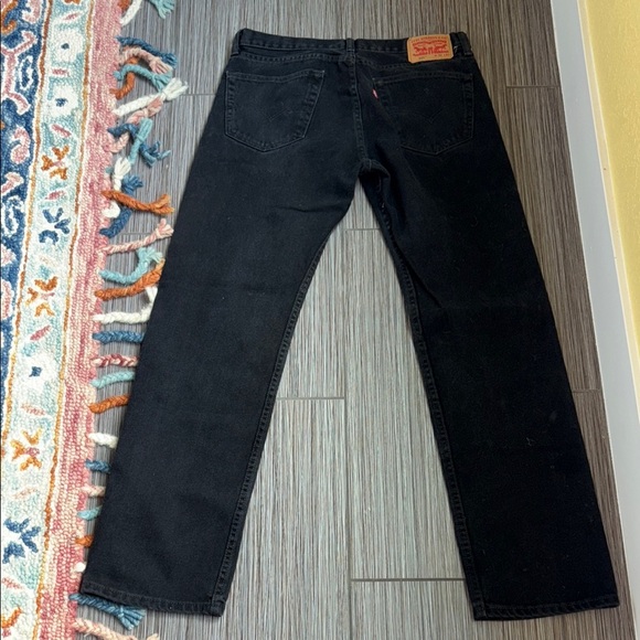 Levi’s 505 Men’s 34X34 Black Straight-Leg Jeans - Picture 6 of 6